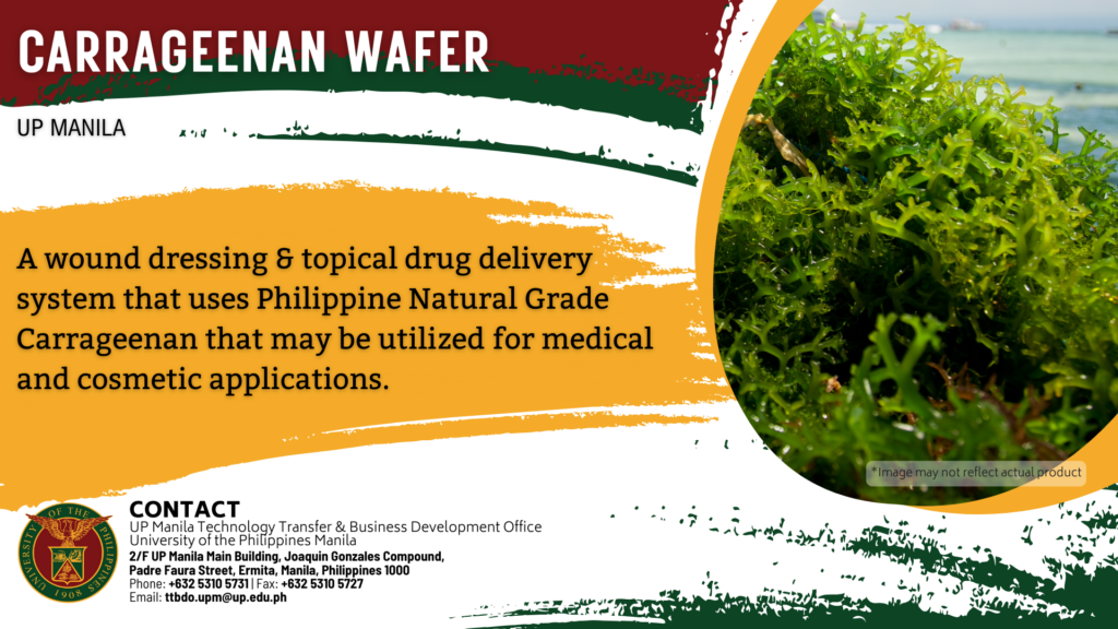 Philippine Carrageenan  Lyophilized Wafers